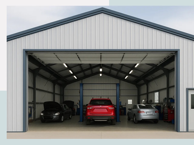 Ангары из сэндвич панелей от 616 руб. в Холмск