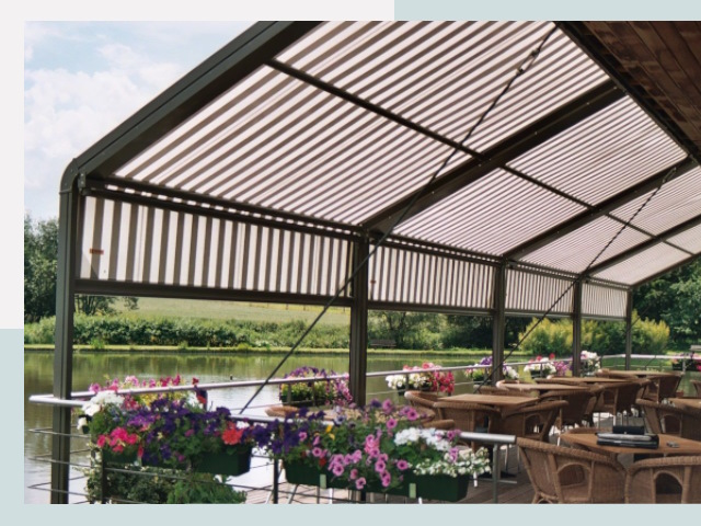 Элегантные навесы для кафе от 616 руб в Холмск