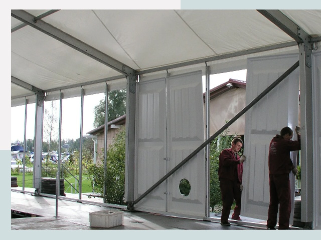 Быстро сборные шатры в Холмск от 616 руб. за м²